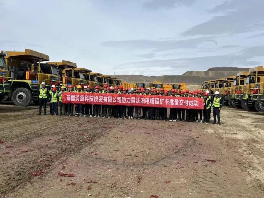 節(jié)能新標桿，技術高集成！雷沃重工新能源礦卡交付新疆大型煤礦！